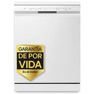 Lavavajillas LG DF355FW - Clase C, 60 cm, Direct Drive, 3&ordf; Bandeja, QuadWash, 41 dB, Blanco
