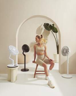 VENTILADOR PIE DUUX DXCF60 3D 25W 7V 13-56dBM