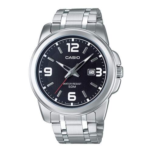 Reloj Casio Collection Hombre MTP-1314PD-1AVEF - Esfera analógica, plateada, 3 años batería