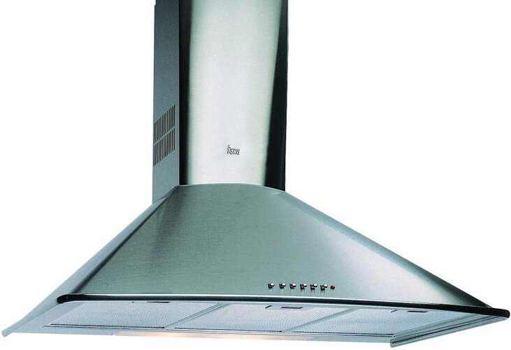 Campana decorativa Teka DM975S 40476222 - Clase A, 90 cm, 270 W, Inox