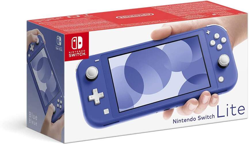 Consola Nintendo Switch Lite Azul (2021) - 5.5" Táctil, 32GB, WiFi, NFC