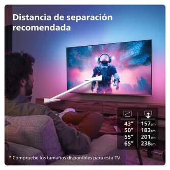 TV PHILIPS 43%%%quot; 43PUS8209 UHD QLED SMART TV AMBILIG