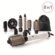 Moldeador Imetec Bellissima Air Wonder GH20 - 1000 W, Iónico, 8 Accesorios, Queratina Cerámica