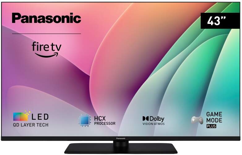 TV Panasonic 43" TV4380AEZ - 4K Ultra HD, Fire TV, LED, Alexa incorporado, HDR10+, 20 W