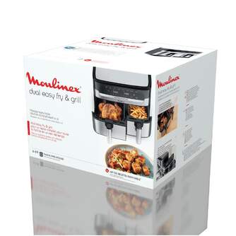 FREIDORA AIRE MOULINEX EZ905D 8,3L DUAL (5,2 3,1L)