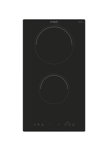 Placa Inducción Candy CID30/1 - 2 Fuegos, 3500 W, 9 Potencias, Negro