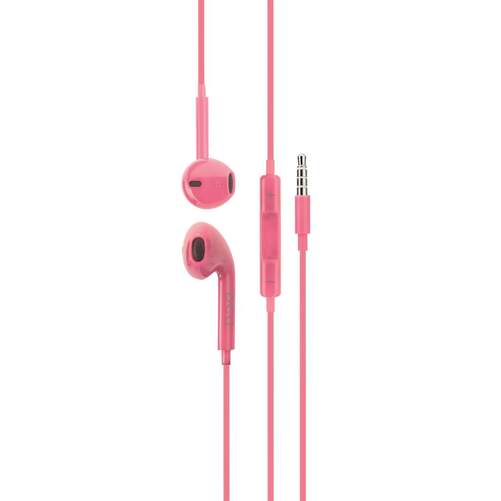 Auriculares DCU 34151002 - Jack 3.5 mm, Stereo, Rosa