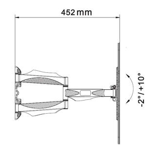 SOPORTE TV DCU 70100045 FULL MOTION 3 BRAZO 32-70%%%quot;