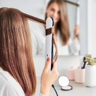 PLANCHA PELO ROWENTA SF3210F0 OPTILISS BLANCA