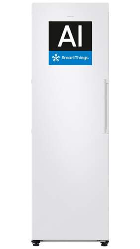 Congelador vertical Samsung RZ70H32KEVEF - 186 x 60cm, 323 litros, Clase D, No Frost+, Blanco
