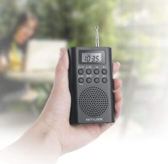 RADIO MUSE M-03R FM/PLL NEGRO PILAS
