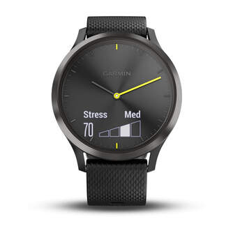 SMARTWATCH GARMIN VIVOMOVE HR BLACK 010-010850-01