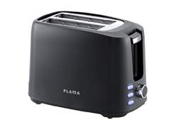 Tostadora Flama 945FL - 2 ranuras cortas, 750 W, Negro