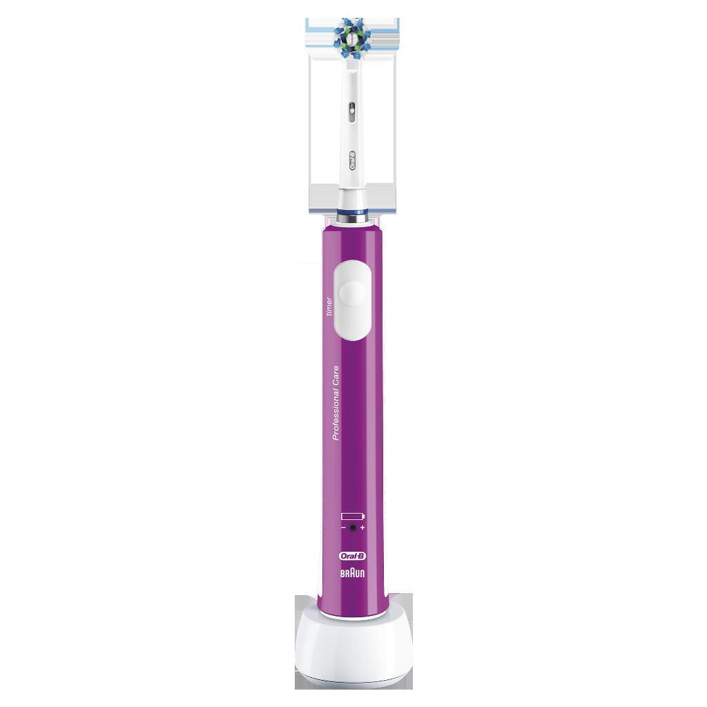 Cepillo de dientes eléctrico Oral B Pro 600 Cross Action - Sensor presión, Sistema 3D