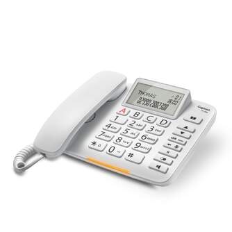 TELEFONO SOBREMESA GIGASET DL380 WHITE