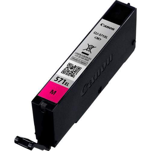 Cartucho Canon Magenta CLI-571M XL - Para Pixma MG5750/5751/ 5752/5753/6851/6852/