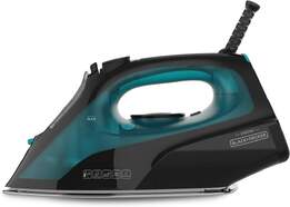 Plancha Black&Decker BXIR2403E - 2400 W, GV150, Cerámico, Negro, Verde