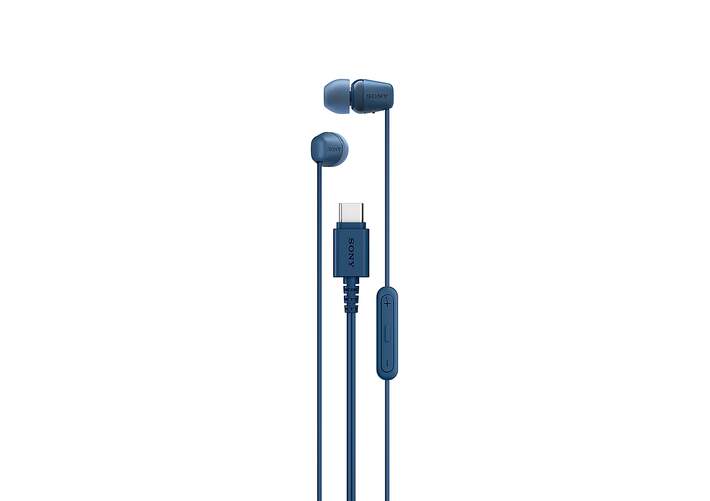 Auriculares Sony IEREX15CL - In Ear, Cable USB-C 1,2m, con micr&oacute;fono, azul
