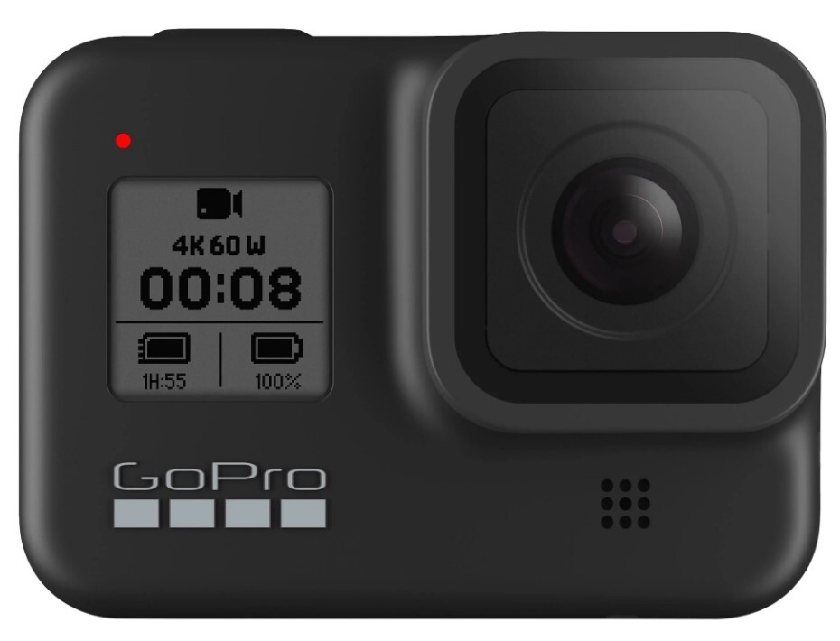 Deportiva Gopro Hero 8 black hero8 4k60 12 hdr slomo 8x sumergible 10m hypersmooth 2.0 negro 4k ultra wifi 2 12mpx