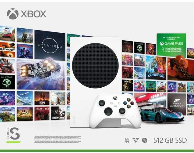Consola XBox Series S - 512 GB, Incluye 3 meses de XBox Game Pass Ultimate, Blanco