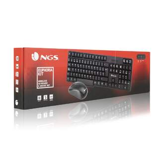 TECLADO RATON NGS EUPHORIAKIT INALAMBRICO USB