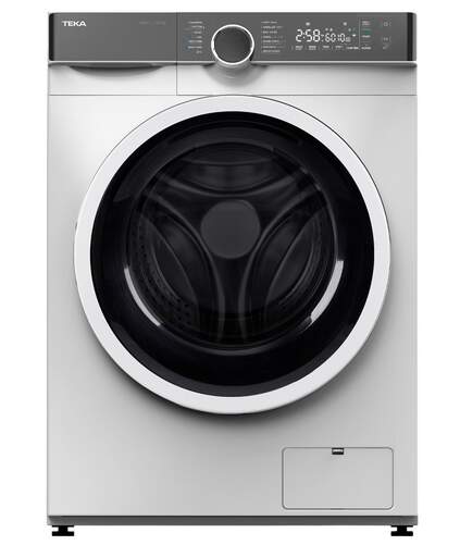 Lavadora Teka WMK71240W - 12 kg, 1400 rpm, 14 Programas, Vapor, 80 dB, Clase A, Blanco