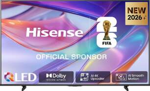 TV Hisense 85" QLED 85E7S - 4K Ultra HD, Dolby Atmos 30 W, Smart TV HomeOS U9.5, HDR10+