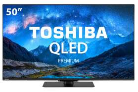 TV Toshiba 50" QLED 50QV3F63DG - 4K Ultra HD, Smart TV VIDAA, Escalador 4K, 20 W
