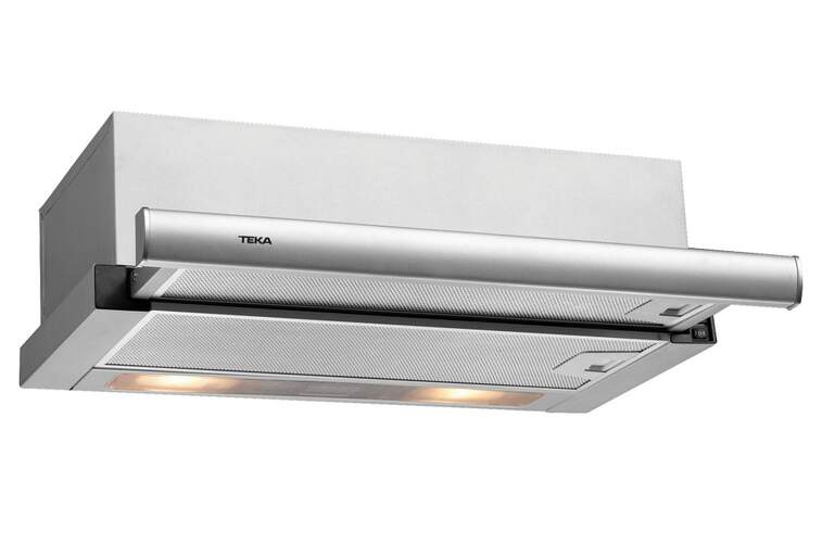 Campana Telescópica Teka TL6310S - 60cm, 332 m3/h, Doble Turbina, 2 Velocidades, Inox