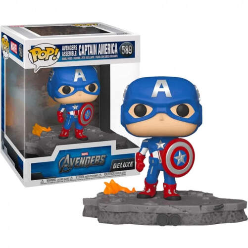 Funko Pop! Deluxe: Capitán América - Los Vengadores