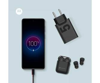 CARGADOR MOTOROLA 1XUSB A C DE 50W CABLE USB C
