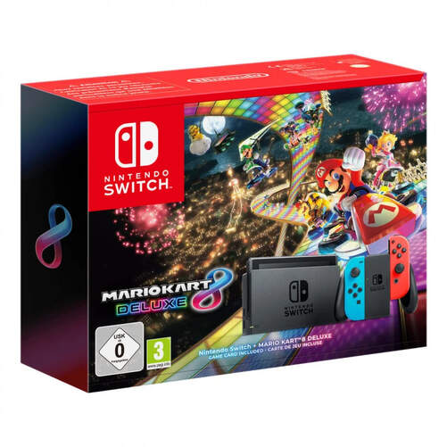 Consola Nintendo Switch + Mario Kart 8 Deluxe - Tarjeta de juego incluida