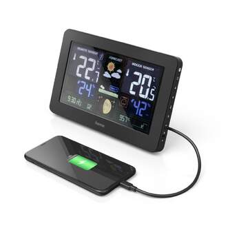 EST. METEOROLOGICA HAMA 00186380 PREMIUM USB I/E