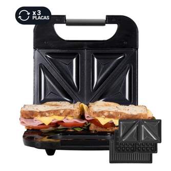 SANDWICH. U.BLUE 5008X 3EN1 GRILL-GOFRE-SANDW 800W