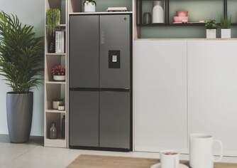 FRI. HOOVER HHCR3818EWPL 182x83x65 4P NF DISP INOX