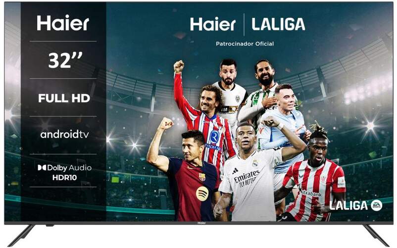 TV 32" Haier H32K702FG -  Full HD, Android TV, Chromecast, HDR10, PVR, HDMI 2.1