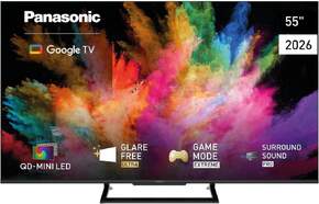 TV Panasonic 55" MiniLED TN55W90C - 4K Ultra HD, Google TV, 120 Hz, Altavoces 30W, HDR10+
