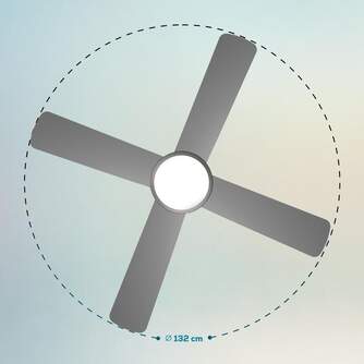 VENTILADOR TECHO CECOTEC 570 132CM 60W MD 05948
