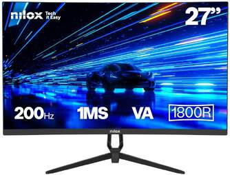 MONITOR NILOX 27%%%quot; NXM27CRV2001 200HZ CURVO 1MS