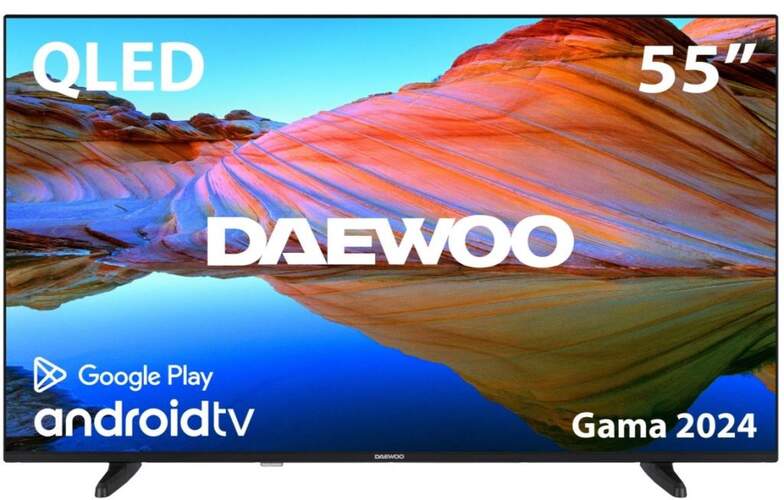 TV 55" Daewoo 55DM62QA - Ultra HD, QLED, Android TV
