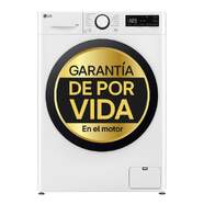 Lavadora LG F4WR6010A0W - 10 kg, 1400 rpm, Vapor, Blanco