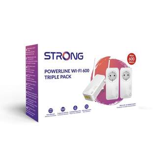 ADAPTADOR PLC STRONG POWERLINE 600 TRIPLE PACK