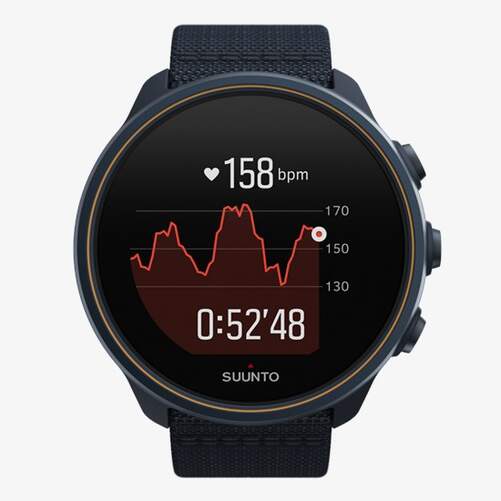 Suunto 9 Baro Black - 80 Deportes, Zafiro Táctil