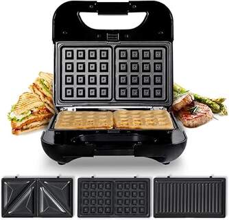 SANDWICH. U.BLUE 5008X 3EN1 GRILL-GOFRE-SANDW 800W