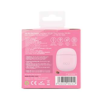 AURICULARES DCU EARBUDS MINI MATE BLUETOOTH ROSA