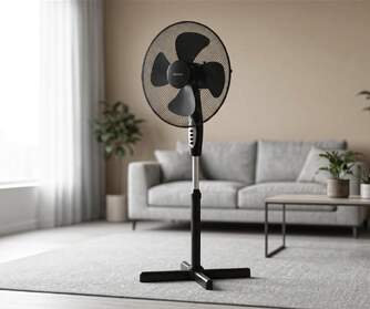 VENTILADOR PIE ARTICA AVP45W16N 45W 40 CM NEGRO