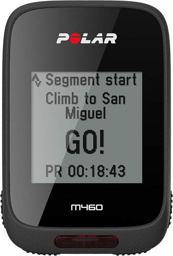 GPS Bici Polar M460 - 1,95", IPX7, Autonomía 70 h, Negro