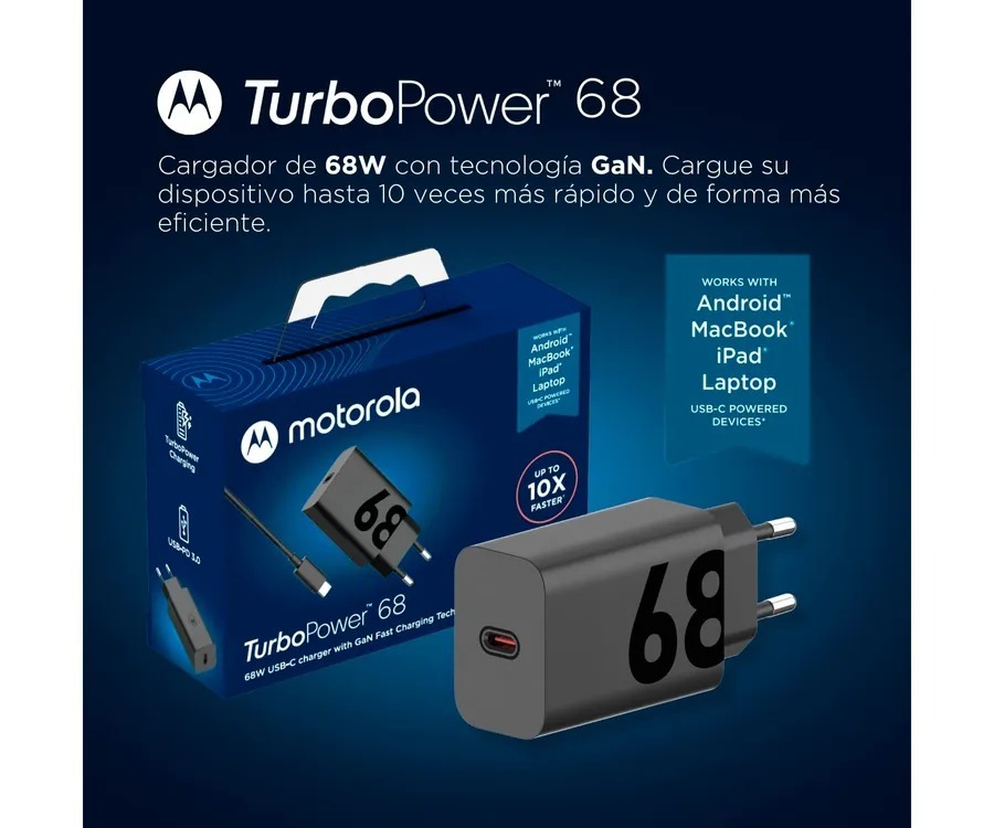 Caricabatterie wireless Muvit MCWIR0011/ 1xUSB Type-C/ 1 x USB/ 20W | Leroy Merlin