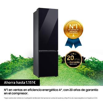 FRICOM. SAMSUNG RB38C7B6D22/EF 203x60 NF NEGRO