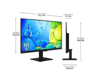 TV SAMSUNG 27%%%quot; TU27F6005F FHD SMART TV BT